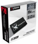 Kingston 512GB SSD KC600 3D Tlc SATA3 2.5"
