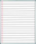 Educational Board Magnetic Whiteboard 1220 920 - White Lines - Side Panel - Option A