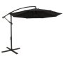 Ibiza Cantilever Umbrella - Black- Finery