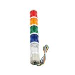 Ac 220V 110V Safety Stack Lamp Red Green Yellow Flash Industrial Tower Signal Light LTA-505 5 Layer Dc 12V 24V Warning Lamp LED