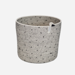 Cylinder Basket - Stitched Polka Dot - Standard