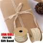 1roll 10M Jute Burlap Rolls Hessian Ribbon With Lace Vintage Rustic Wedding Decoration Party DIY Crafts Christmas Gift Packaging Handmade Wedding Bouquets Material Gift