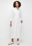 Linen Tunnel Shirt Dress - White
