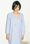 Tunic Dress - Light Blue Striped