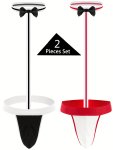 2PCS Sexy Underwear Briefs Thong Men's Low-rise Lingerie Jockstrap Sexy Cosplay Hollow G-string Suitable For S m l