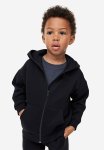 Zip-through Hoodie - Black