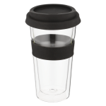 Thermal Glass Tumbler 400ML - Black
