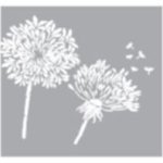 Stencil Dandelion