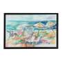 Beach Umbrellas - Door Mat By Kristin Van Lieshout Large