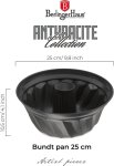 25CM Bundt Pan - Anthracite Pan 1 L Capacity