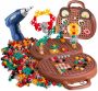 Montessori Play Toolbox With Drill 203 Piece Stem Building Toy