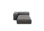 Sofa Daybed L Knit Dark Grey
