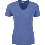 Ladies Michigan Melange V-neck T-Shirt