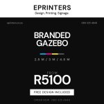 Branded Gazebo