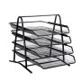 4 Tier Document Trays A4 Paper Organizer Document File Holder