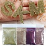 10G/BAG Sparkling Powder Epoxy Resin Shaker Molds Filler Golden Silver Glitter Powder Resin Pigment Filler For Diy Keychain Pend
