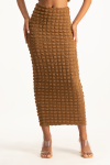 Thalia Midi Skirt - Toffee - XS Toffee