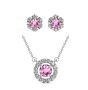 DESTINY Petal June/alexandrite Birthstone Set With Swarovski Crystals