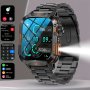 New Men's Outdoor Sports Smart Watch 5.11 Cm Full Touch Large Screen Waterproof And Motion Tracking Wirelessly Connected Smartwatch Compatible With Android And Iphone