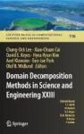 Domain Decomposition Methods In Science And Engineering 2017 Hardcover 1st Ed. 2017