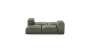 Double Lounger - Leather - Olive - 199CM X 168CM