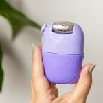 Facial Ice Roller With Double Metal Roller - Purple