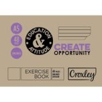 Croxley JD184 A5L Unruled 48PG Landscape Exercise Books   25 Pack   - Blank