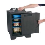 Food Server Front Loader - Double - Brown - 431 X 622 X 1263MM Chef& 039 S Depot