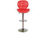 Smte Modello Quadrato Bar Stool Red With Keychain