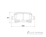 Kbc Brake Pads Rear For Opel Astra K
