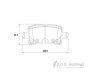 Opel Kbc Brake Pads Rear For Astra K - Spares Direct