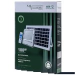 Illumenova LED Floodlight 100W + Solar Panel