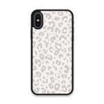 Custom Printed Tpu Cases - Apple Iphone X Apple Iphone XS & 39 Grey Leopard Print& 39 By