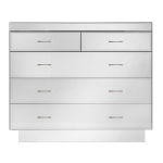 @home Lola 5 Drawer Chest Mirror