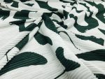 Printed Pleated Satin
