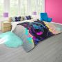 Neon Splash Dog By Nathan Pieterse Duvet Cover Set Double