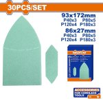 Sanding Sheet Assortment Set 93 X 172MM WSD938630