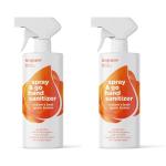 Natural Spray & Go Hand Sanitizer 100 Ml 2 Pack - Eco-friendly For The Whole Family