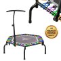 New Dynamic Bounce Grey Mc Studio Jleg Hex Rebounder MINI Trampoline Spring Free Bungee With Handle