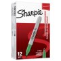 Sharpie Permanent Marker Fine Round Tip Box Of 12 Green