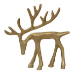 Flat Golden Deer Figurine 15CM