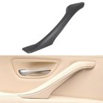 Car Leather Left Side Inner Door Handle Assembly 51417225854 For Bmw 5 Series F10 F18 2011-2017 Black