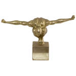 Goldair Gold Man Figurine
