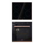 Defy DCB115 Rose Gold Combo Oven And Hob Set