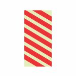 Photoluminescent 190MM Safety Sign F24 Chevrons