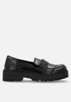 Cotton On Lauren Lug Sole Loafer - Black Textured