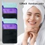 12PCS Makeup Remover Cloths For Face Eye Lips Reusable Makeup Remover Pads Soft Microfiber Facial Cleansing Cloths