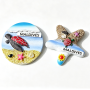 2PCS Ocean Decor Sea Turtle Starfish Fridge Magnets