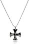 Cold Steel Men's Stainless Steel Cross Pendant Necklace 22