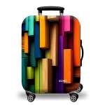 Printed Luggage Protector Cover - Stacked Dimensions - Xlarge